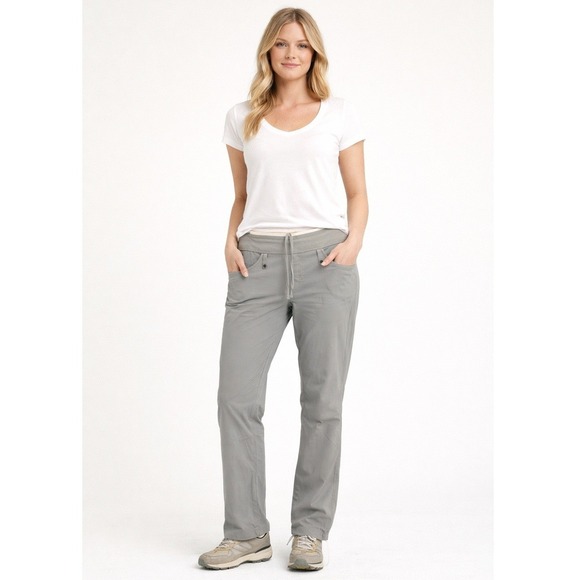 Lole Pants - Lole Gray Hiking Camping Pants S 4-Way Stretch Quick Dry UPF 50 Straight‎ Leg